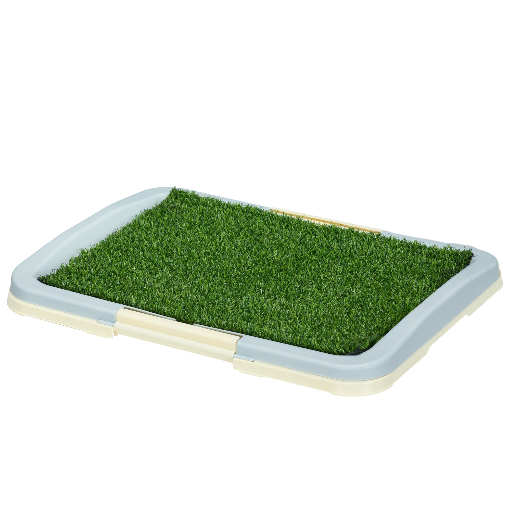 PawHut Welpentoilette mit Anti-Rutsch-Fußmatten grün 63L x 48,5B x 6H cm