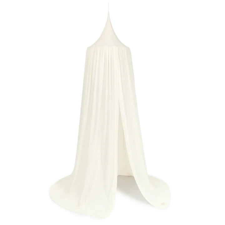 Nobodinoz - Vera eyelet lace Betthimmel, 250 x 50 cm, natural