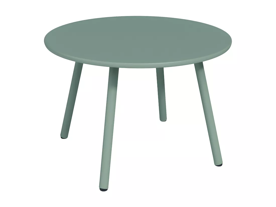 Tables gigognes de jardin en métal - Vert amande - MIRMANDE de MYLIA