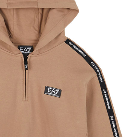 EA7 H?ttetr?je m. Lynl?s - Portabella/Sort m. Logostriber