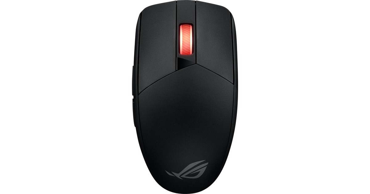 ASUSROG Strix Impact III Wireless gaming muis  (Zwart, 100 - 36.000 dpi, USB, 2,4 GHz, Bluetooth, RGB leds)