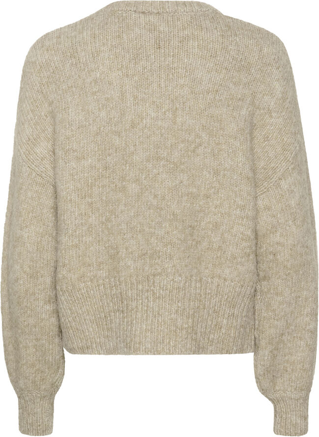 Kaffe KAtrina LS Pullover Feather gray melange