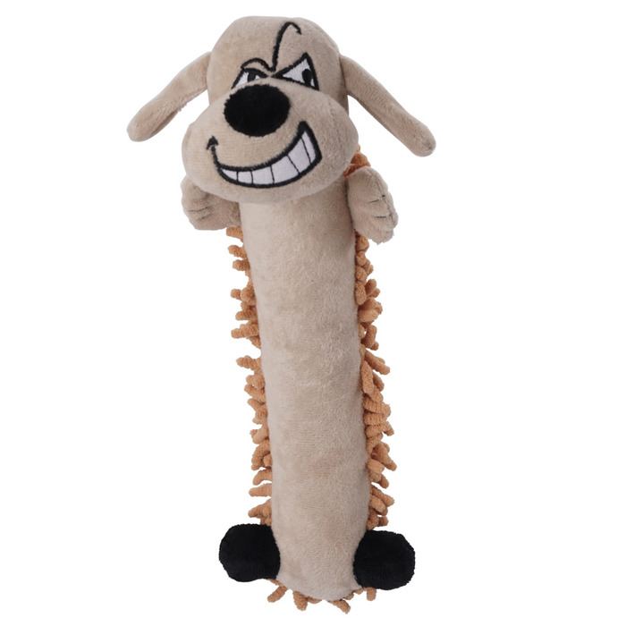Hundelegetøj pølsehund plys 31 cm - Petzone