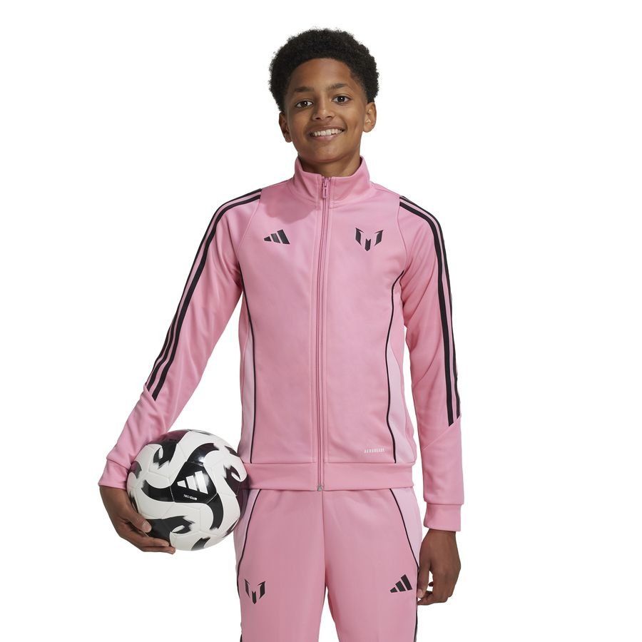 adidas Haut d'Entraînement Messi - Rose/Noir Enfant
