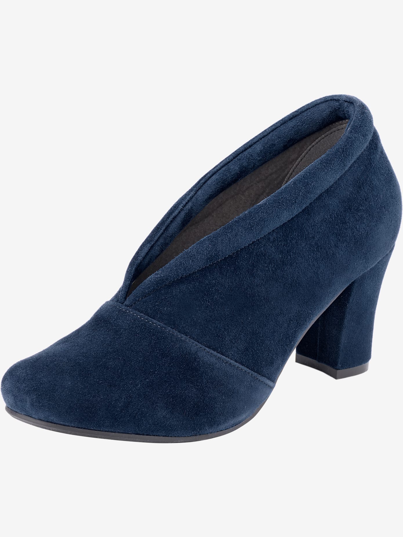 Escarpins cuir velours chèvre doux