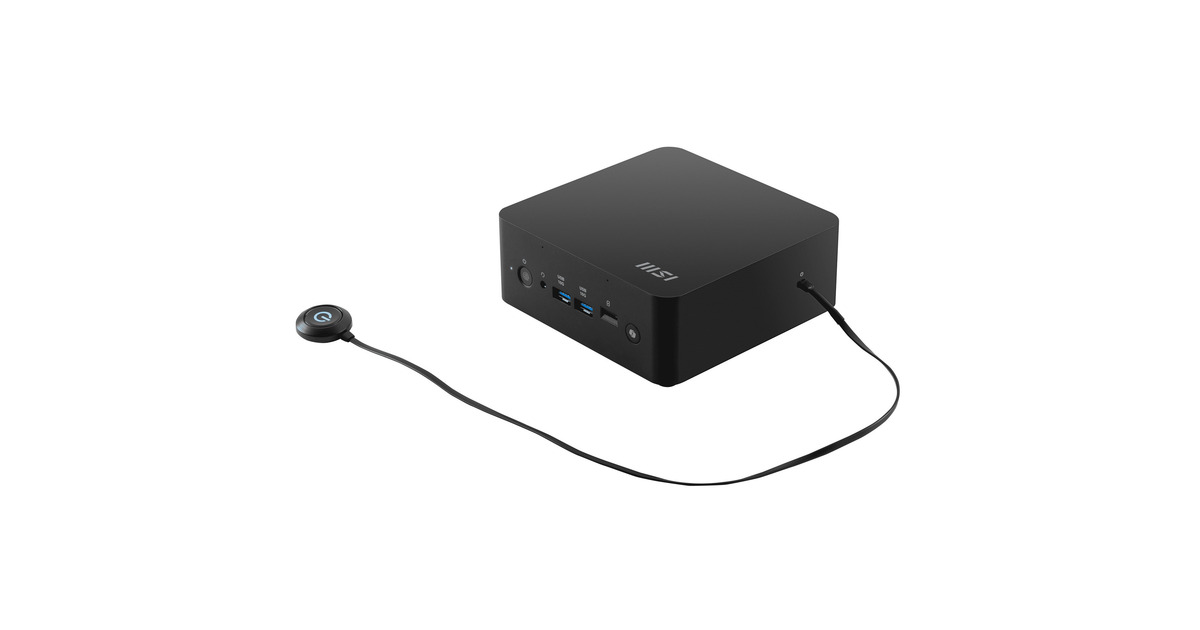 MSICubi NUC AI+ 2MG-002EU pc-systeem  (Zwart | Core Ultra 7 258V | Arc Graphics 140V | 32 GB | 1 TB SSD)