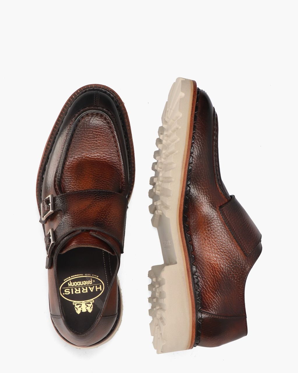 Harris Asiago Donkerbruin Heren Gespschoenen