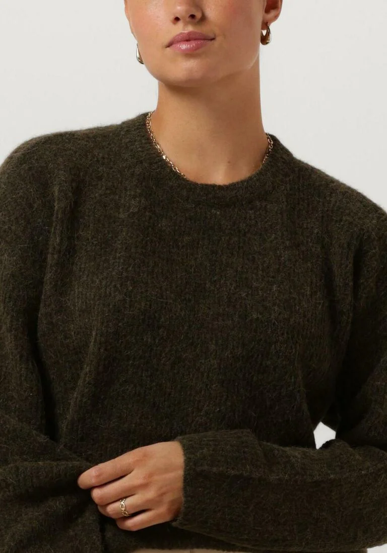 GESTUZ olijf gestuz trui alphagz roundneck noos