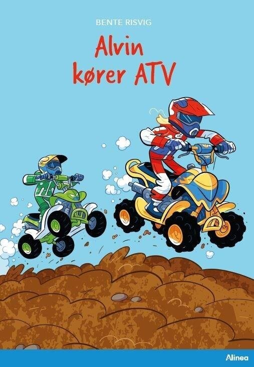 Alvin Kører Atv, Blå Læseklub - Bente Risvig - Bog