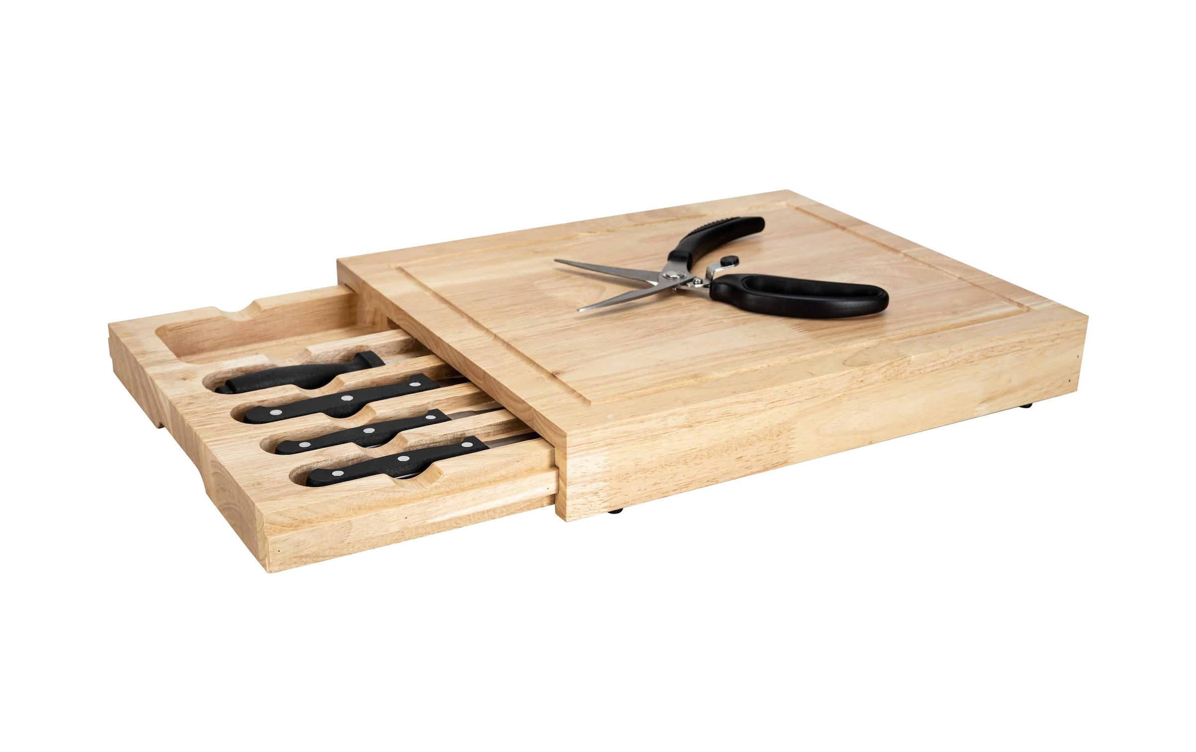 Nouvel Messer-Set »Grill-Messerset« Holzart: Gummibaum