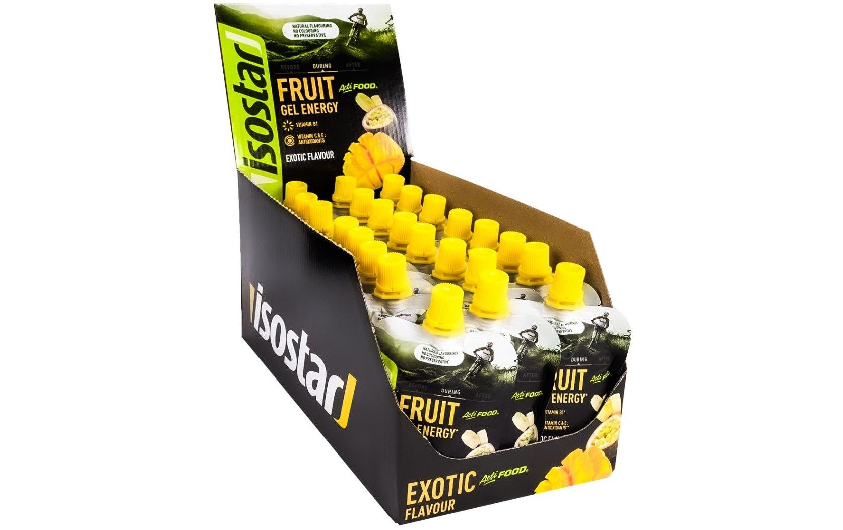 Energygel Actifood Gel Exotic 24 x 90 gKohlenhydrathaltiges Gel