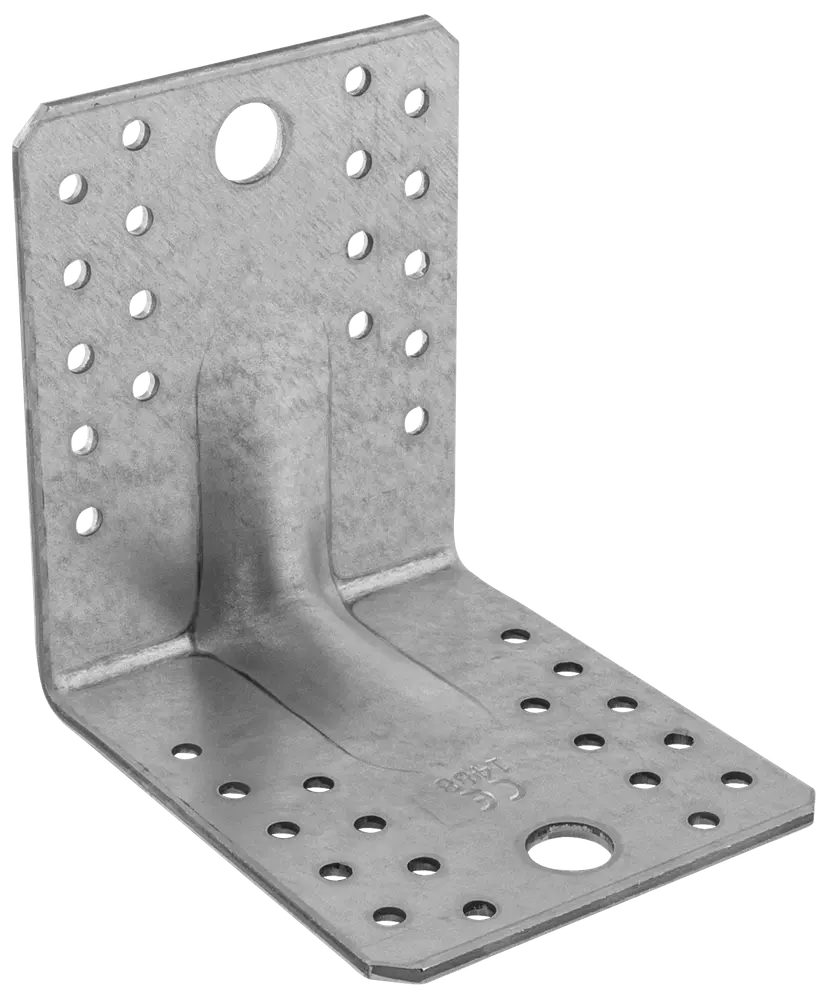 DXstrong Vinkelbeslag med rib 105 x 105 x 90 mm