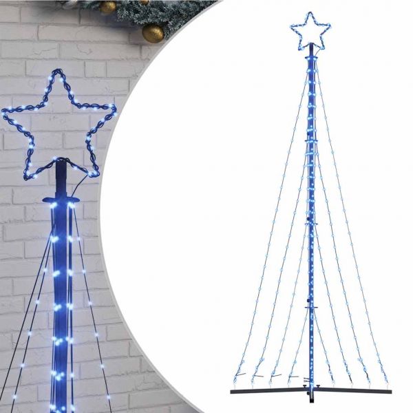 vidaXL led Árvore de Natal 447 Leds Azul 249 cm - 2776818046