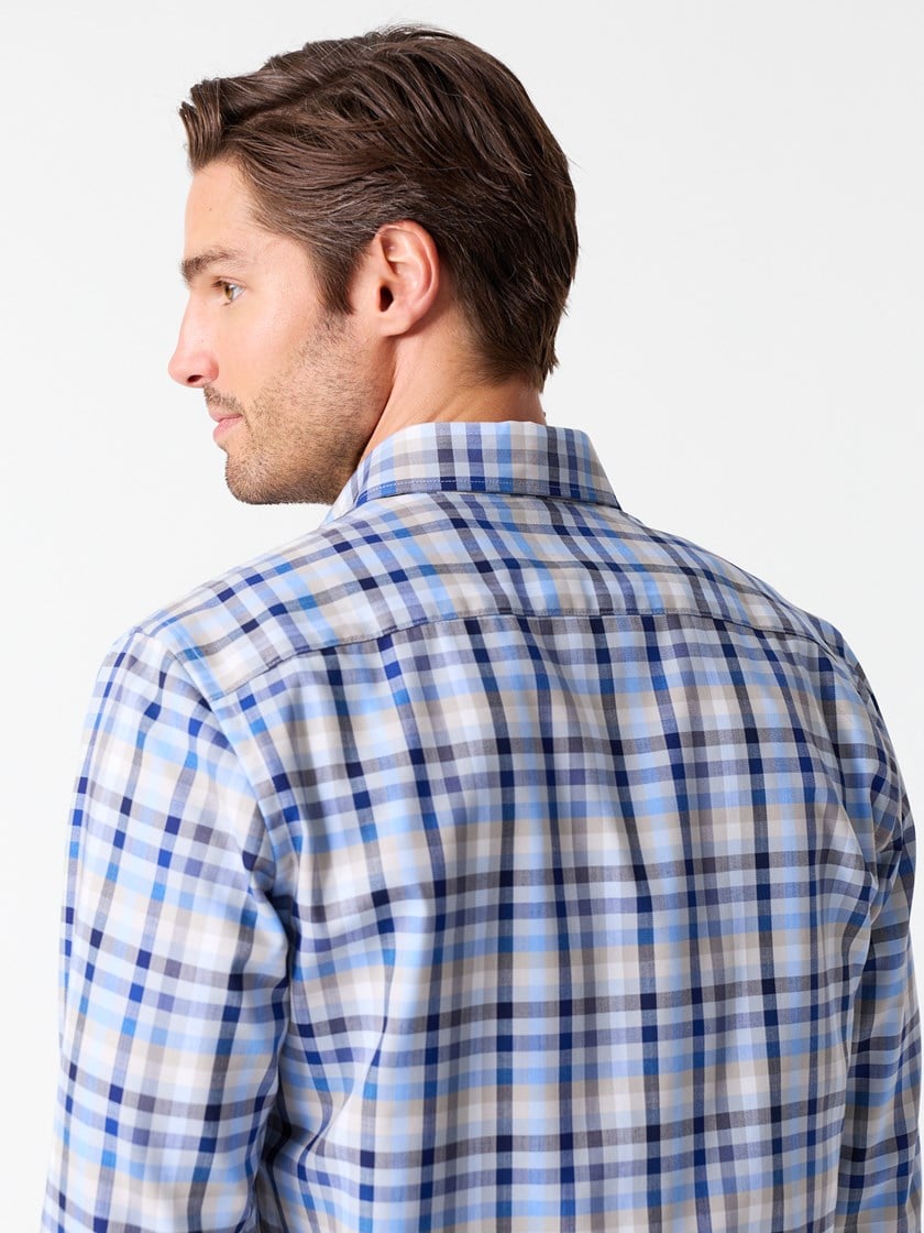 Rivoli skjorte - Regular fit Chambray Blue