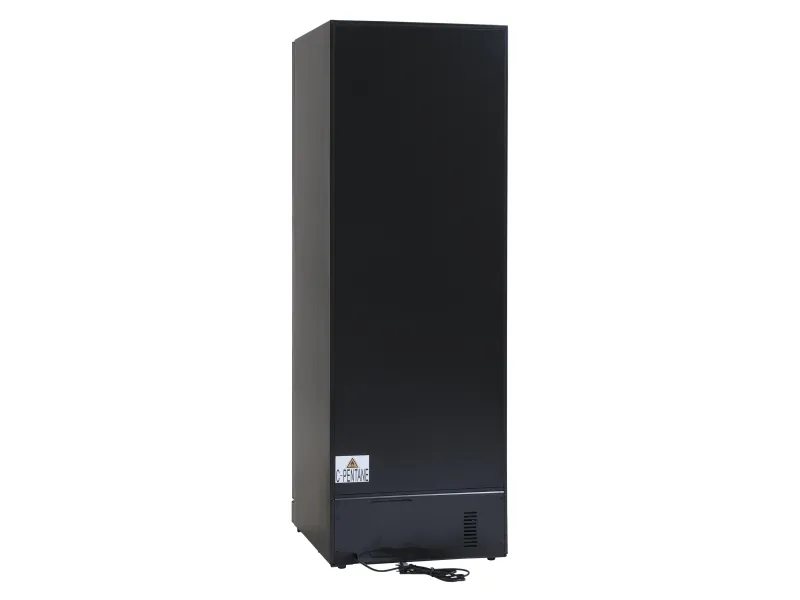 Scandomestic SV 1382 B - Vinkøleskab - 2 Zoner - bredde: 59.5 cm - dybde: 68.2 cm - højde: 176.4 cm - 461 liter - sort - Optil 138 flasker