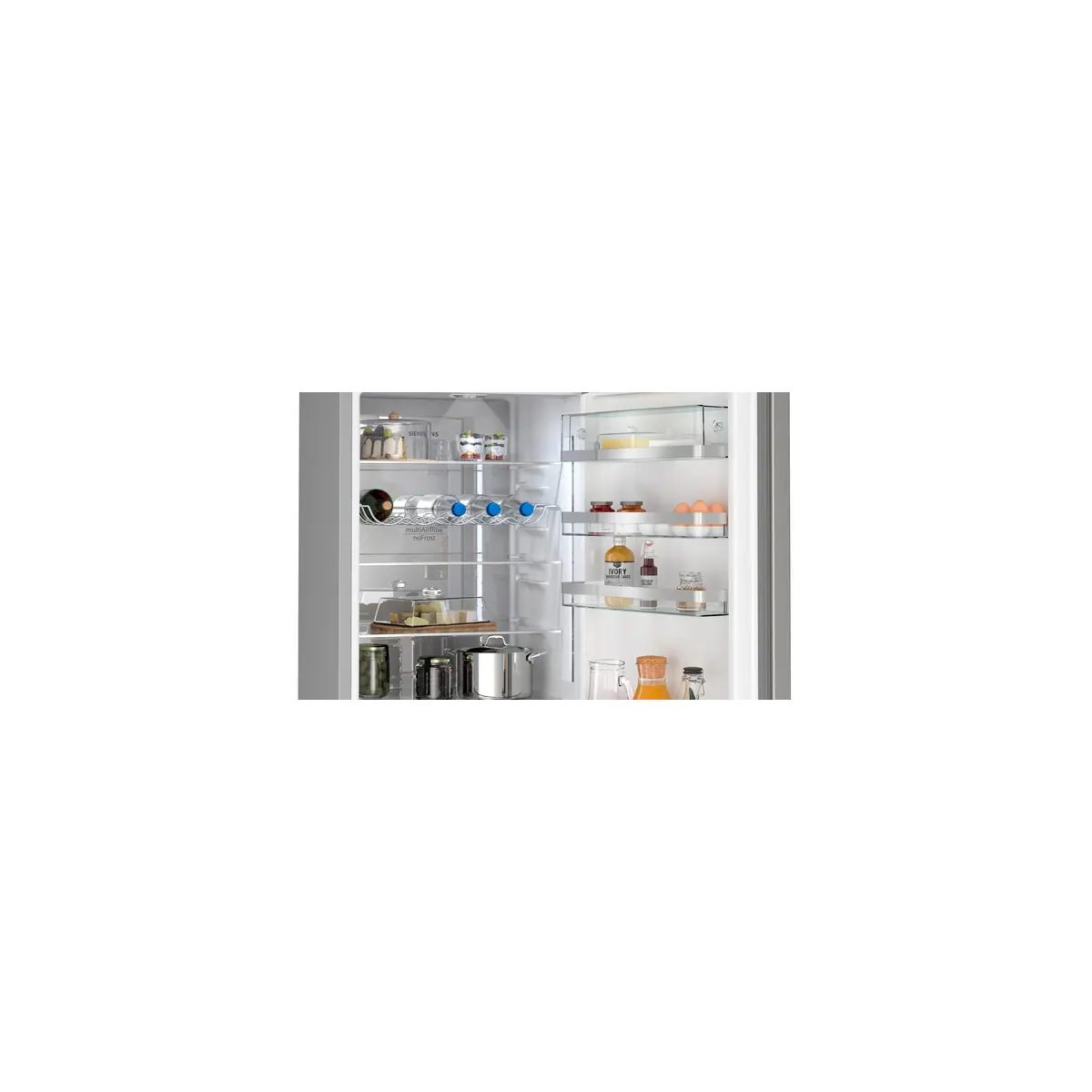 Siemens Kjøleskap/fryser kombinasjon KG39NAIBT (inox-easyclean)
