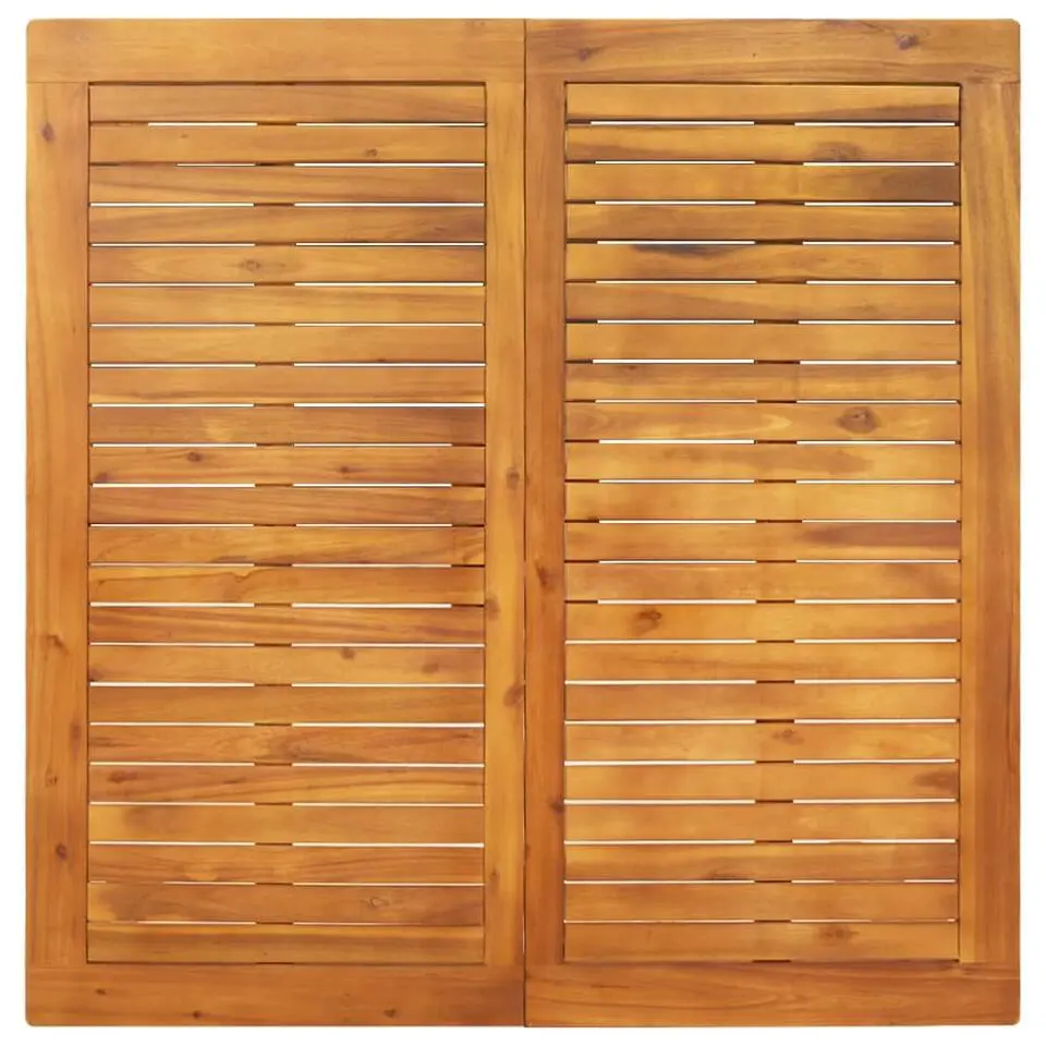 vidaXL - Tuintafel - Bruin - Acaciahout - 110 x 110 x 75 cm