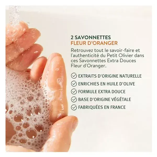 Le Petit Olivier - 2 Sabonetes Extra Suaves - Flor de Laranjeira 2 x 100g
