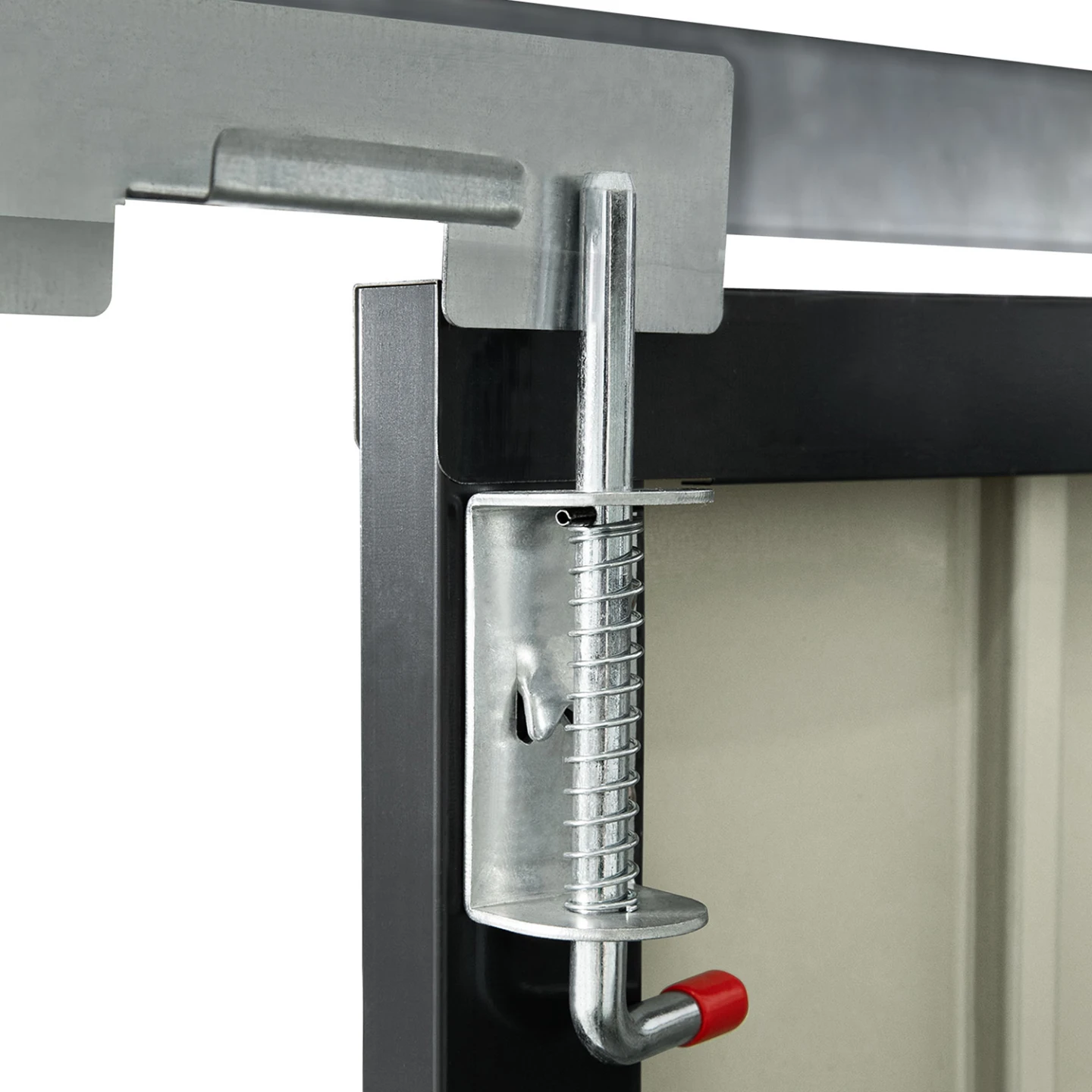 Abri de jardin en métal verrouillable multi-rangement pour stockage vélos, outils, poubelles