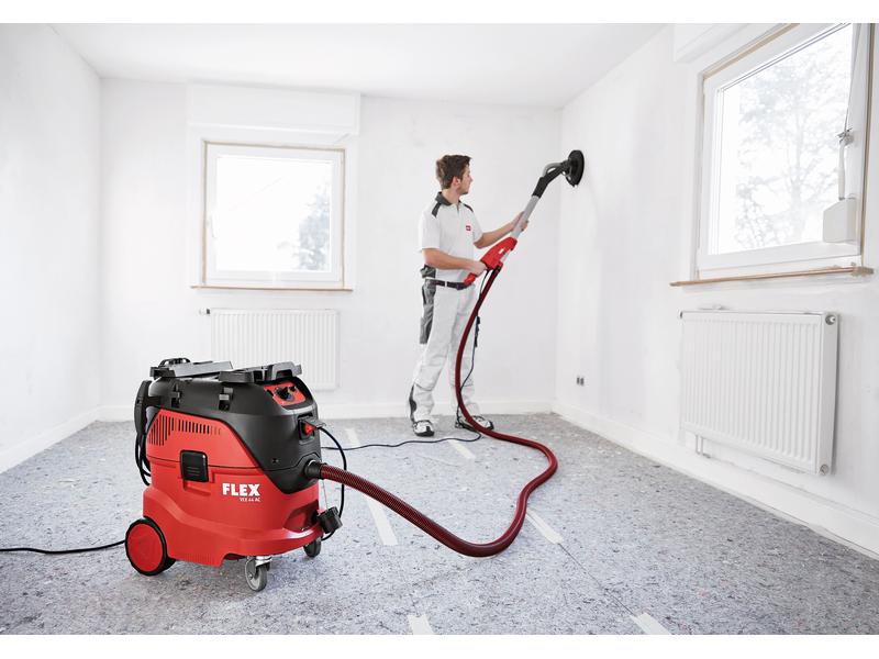 Flex Industriesauger VCE 44 M AC inkl. Reinigungsset Sauger für die Nass- und Trocken-Reinigung der Klasse M mit automatischer Filterabreinigung