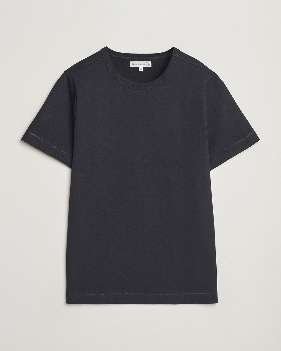 Merz b. Schwanen Relaxed Fit Loopwheeled Heavy T-Shirt Charcoal