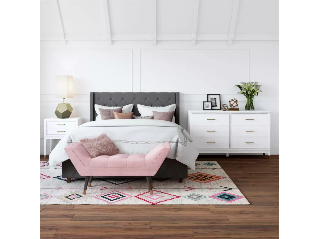 Westerleigh | Commode à 6 tiroirs en MDF blanc