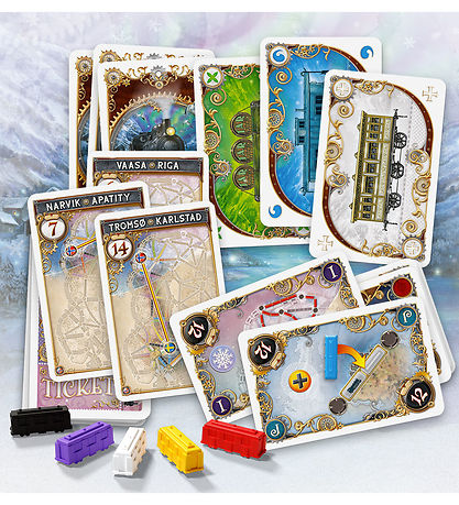 Ticket to Ride Brettspiel - Nordlichter - Nordic