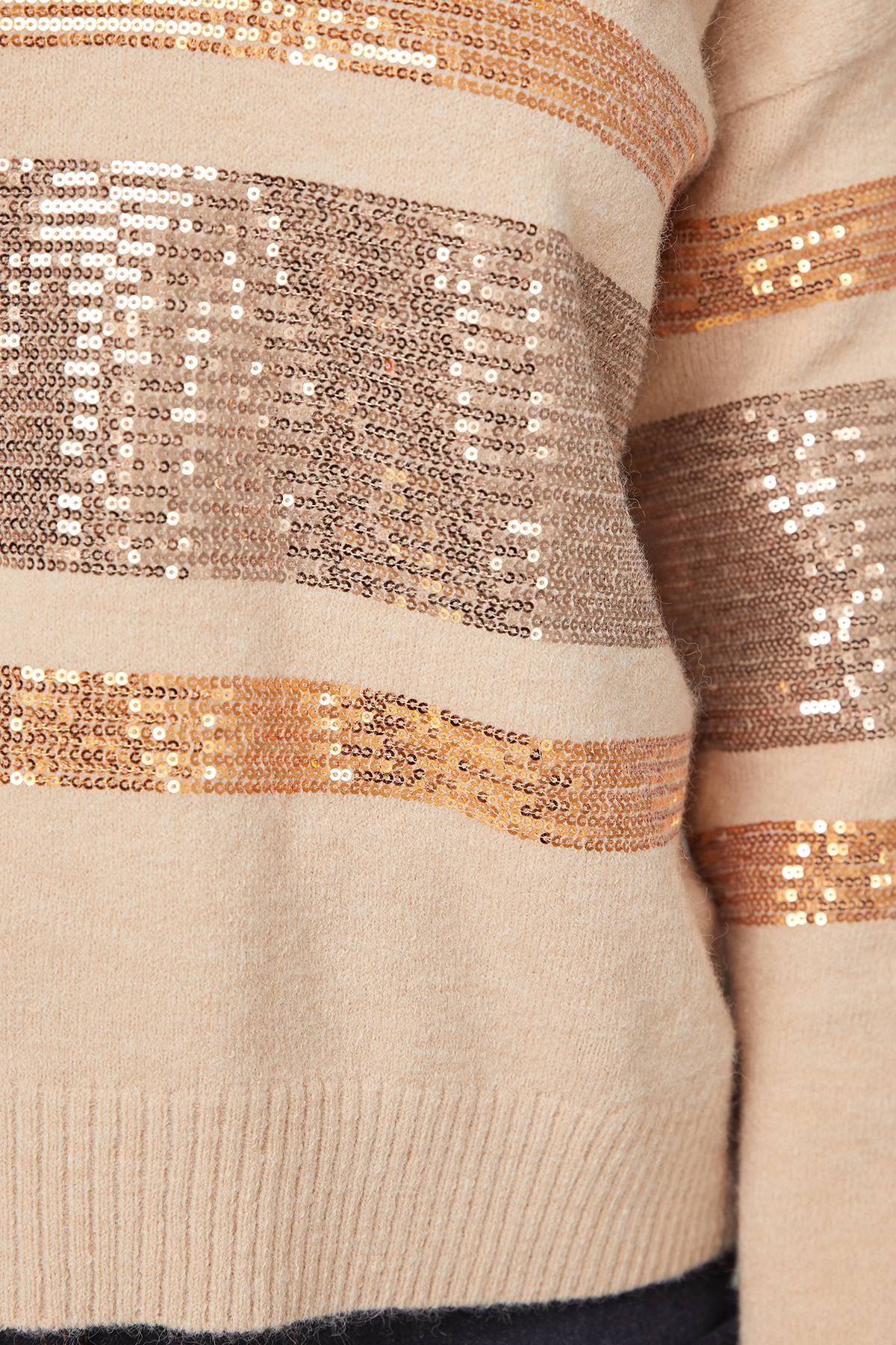 Wallis synthétiquell Polo Petite Avoine à Placement de Sequins