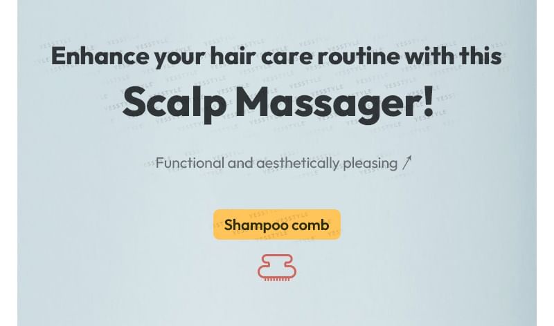 Fondes - Siliconen Hoofdhuid Massager