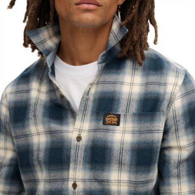Chemise à manches longues homme Cotton Lumberja SUPERDRY