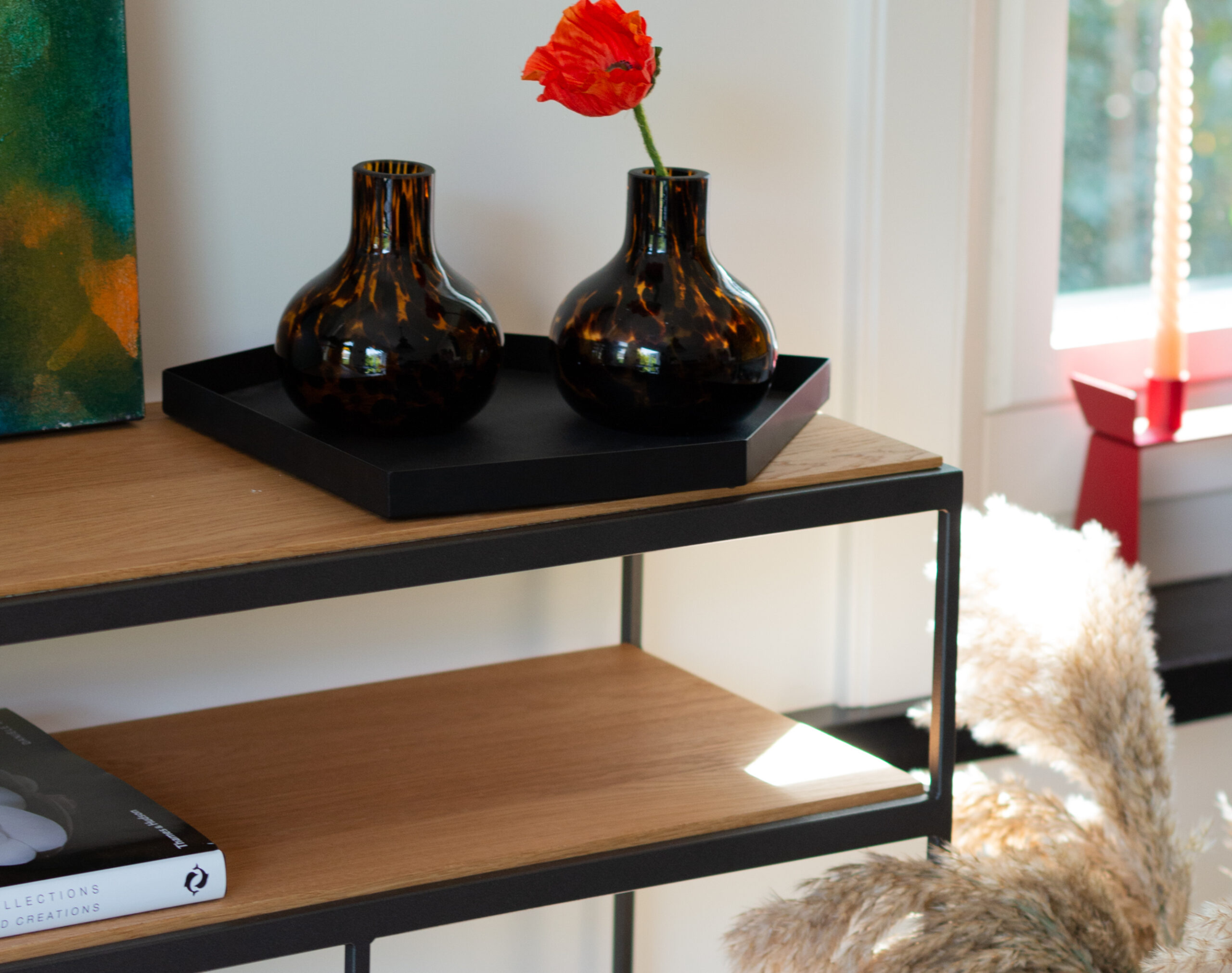 They & Me sidetable Basso - RAL9010 Zuiverwit onderstel