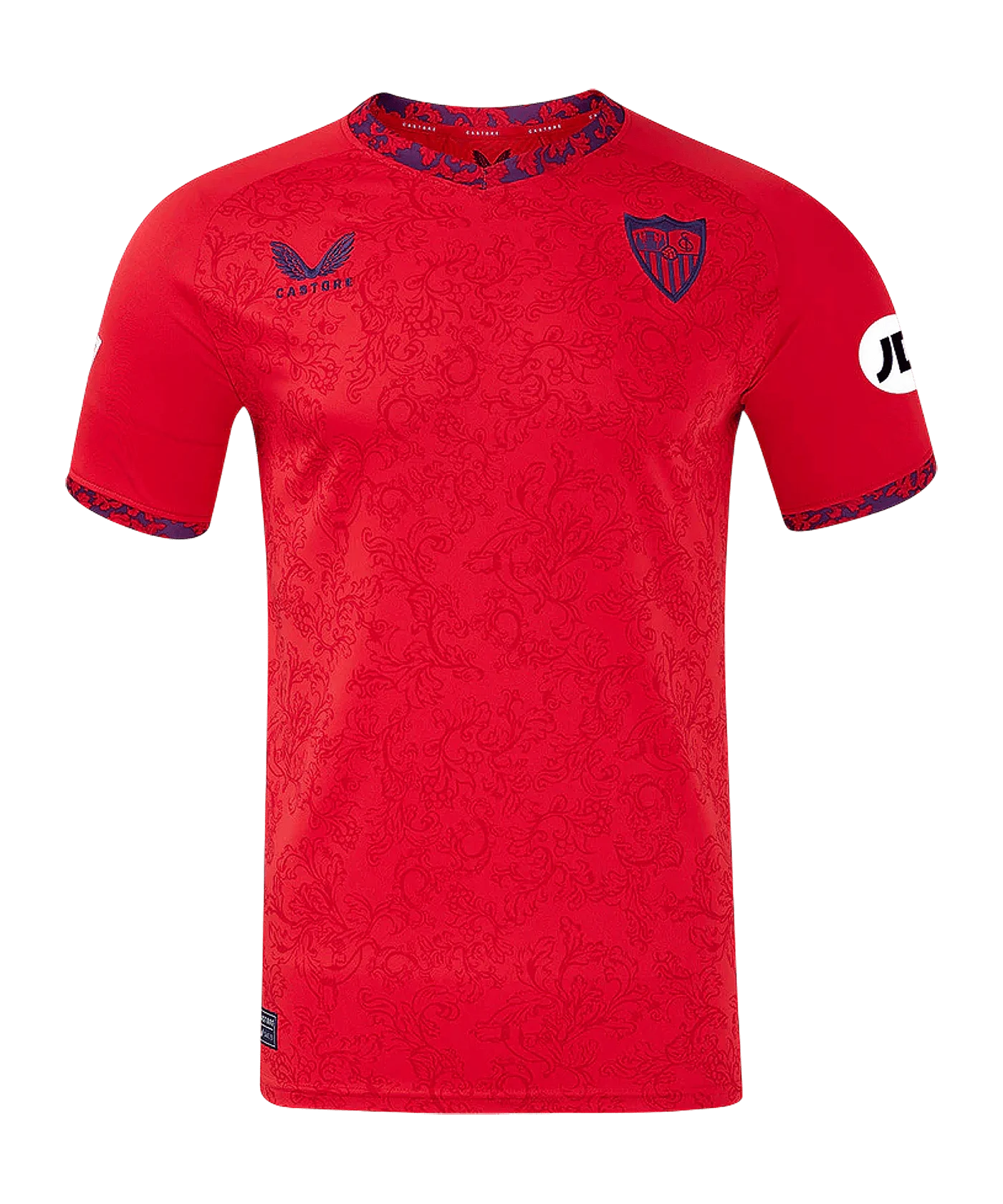 Castore FC Sevilla Trikot Away 2024/2025 Kids Rot F070
