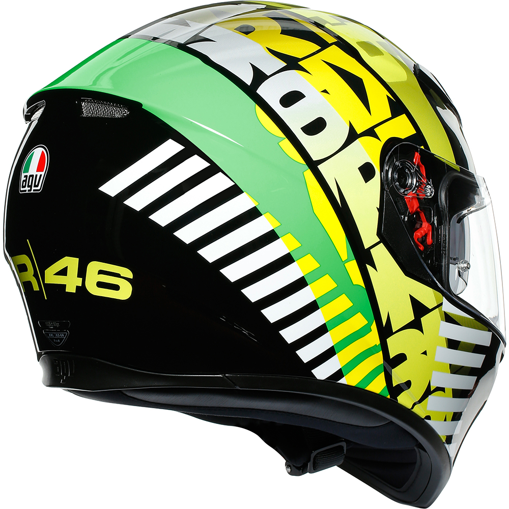 AGV - Casque K3 SV Tribe 46 Jaune / Noir / Vert