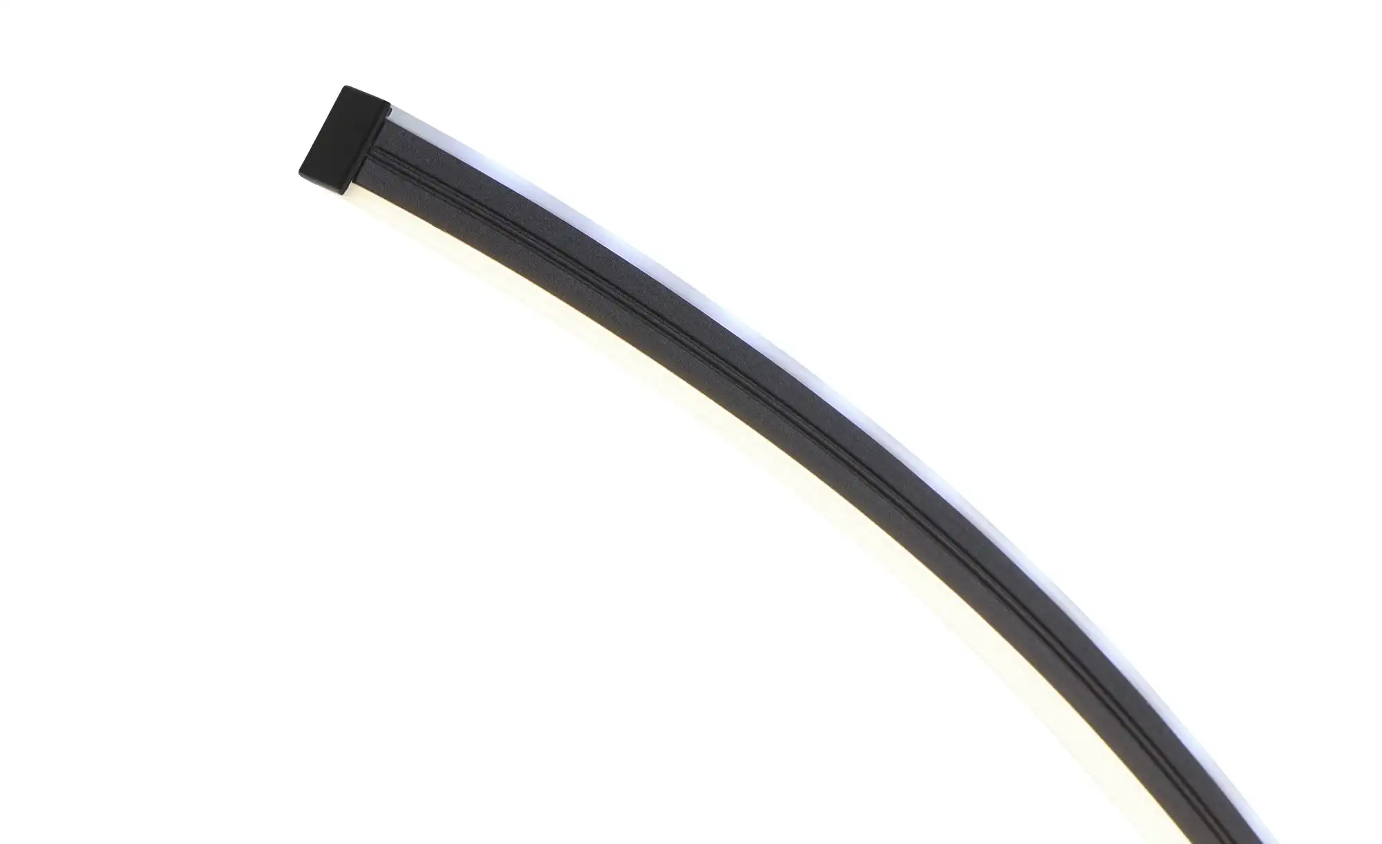KHG LED-Stehleuchte, schwarz mit Farbwechsler