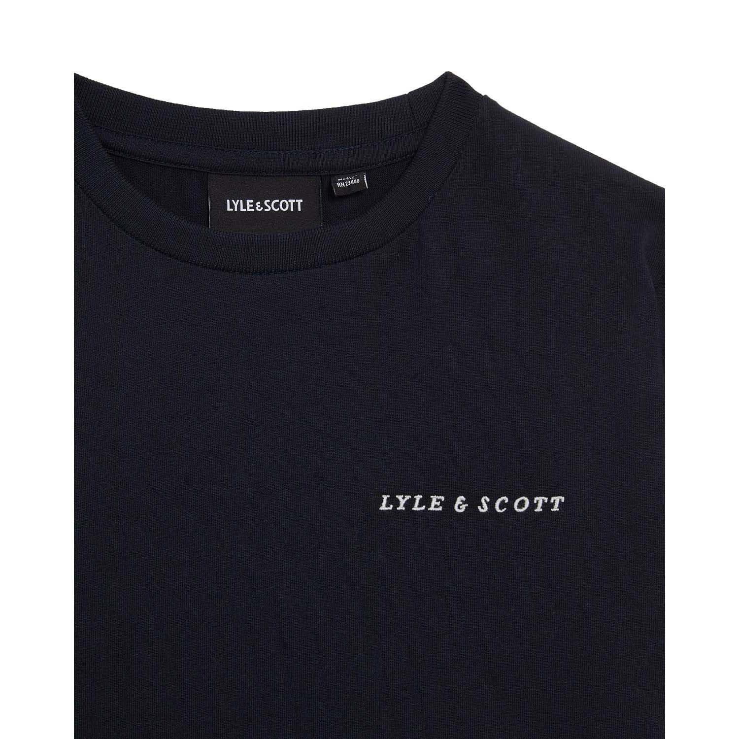 Lyle & Scott  Script Embroidered T-Shirt Kids