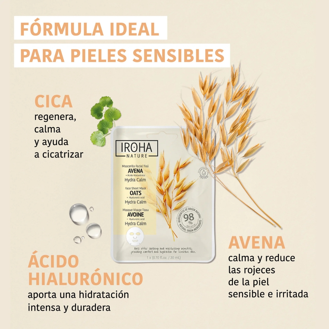 Iroha Nature - Máscara Hidratante Calmante com Aveia