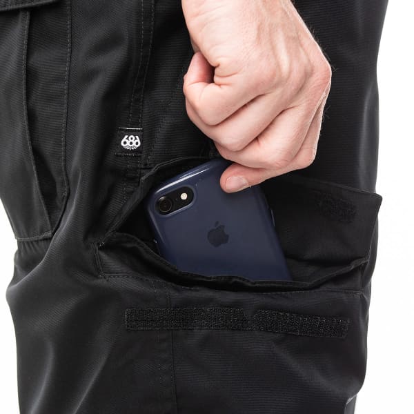 Pantalon snowboard 686 MNS HOT LAP INSULATED BIB BLACK