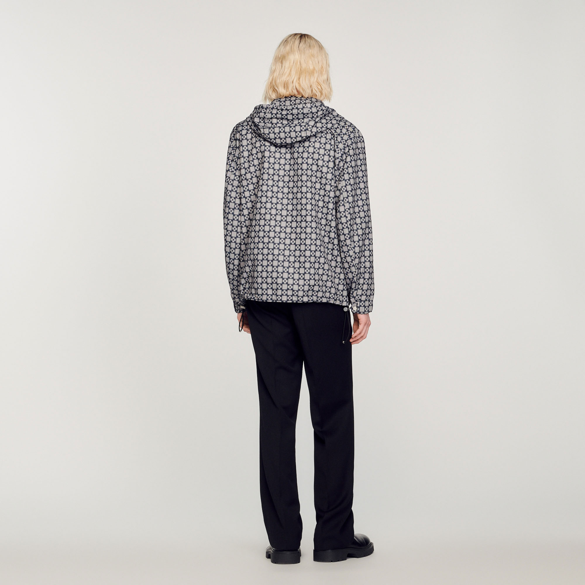 Blouson imprime Square Cross