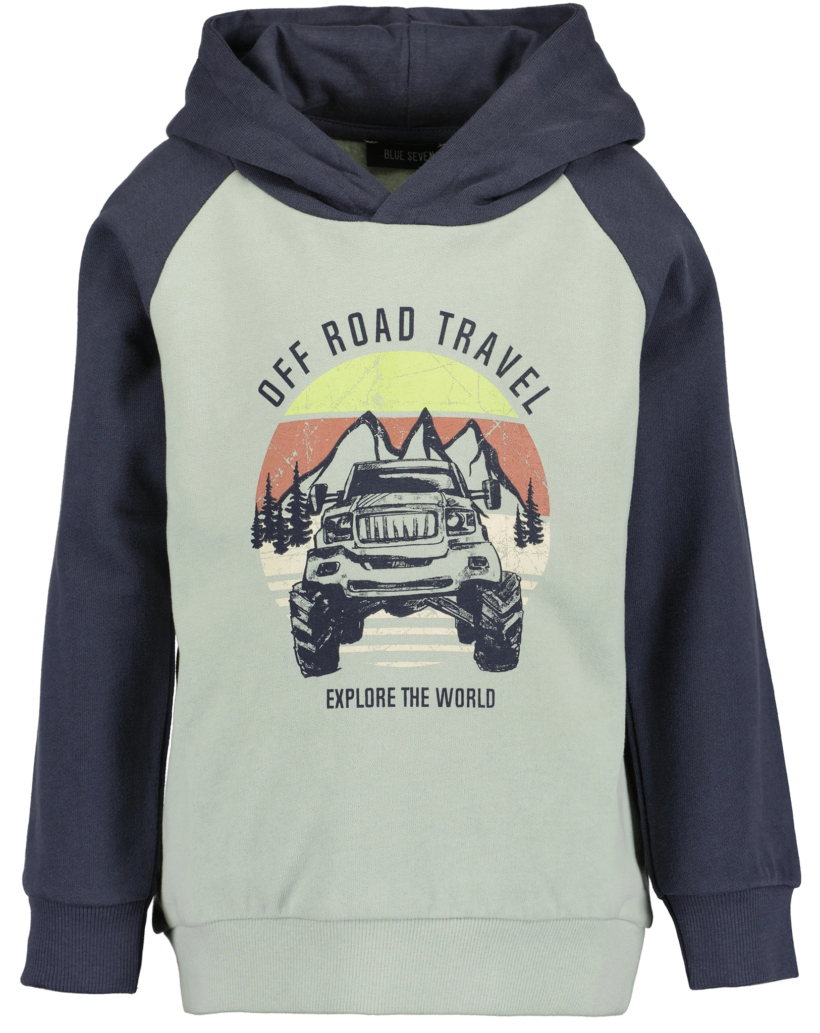 Kapuzensweatshirt TRAVEL AND EXPLORE in gletscher