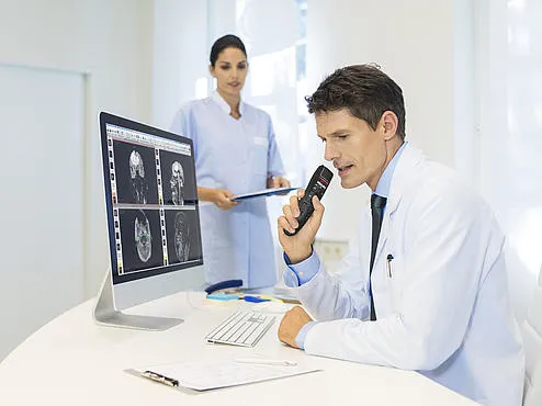 Philips SpeechMike Premium Air SMP4000 - SMP4000 Series - højttalermikrofon - USB - mørkegrå perlemetallisk