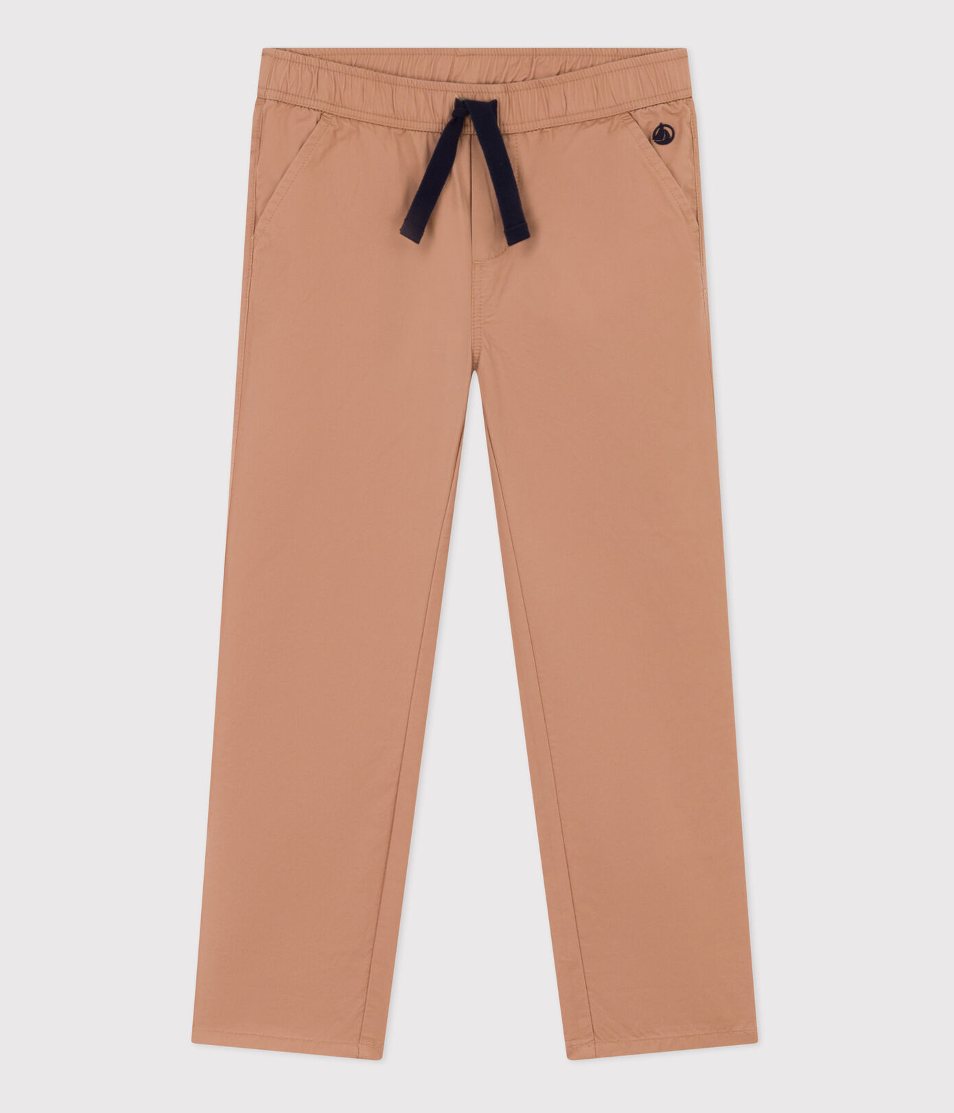 Pantalon regular en serge de coton enfant garçon