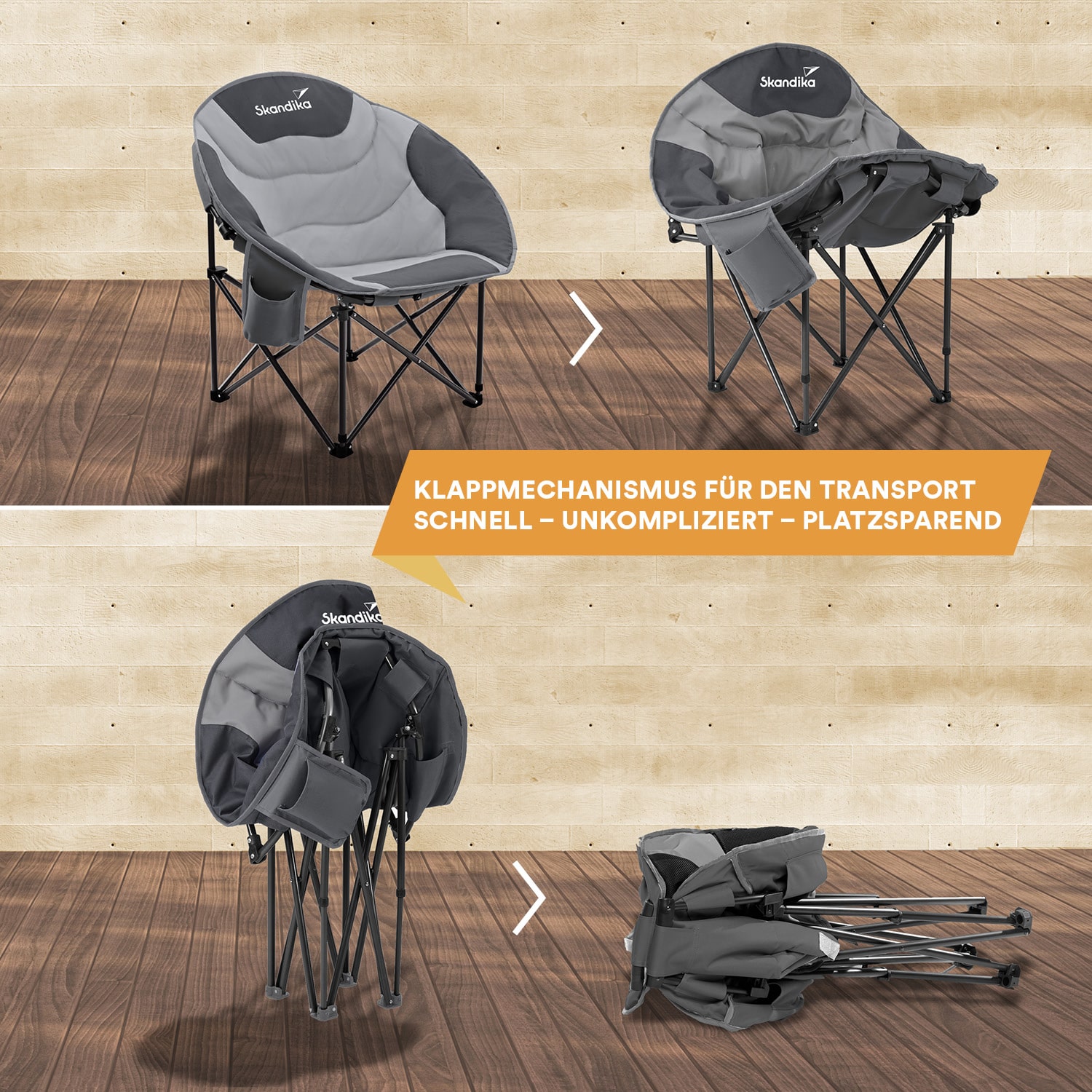 Skandika Moonchair Sirkka vouwstoel
