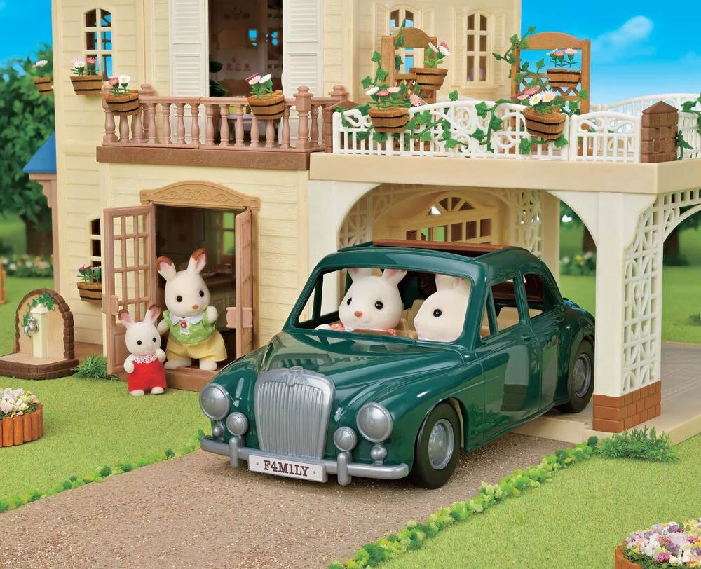 LA GRANDE MAISON ET SON ABRI VOITURE - SYLVANIAN MAISONS