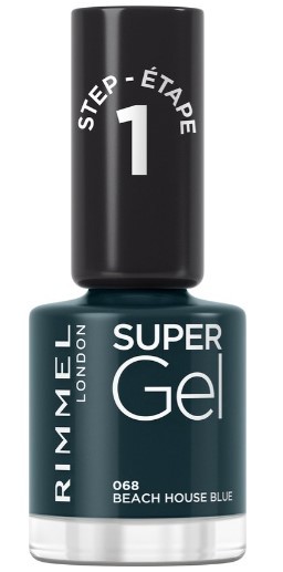 Rimmel London Supergel Nailpolish 68 Beach House Blue 12ML