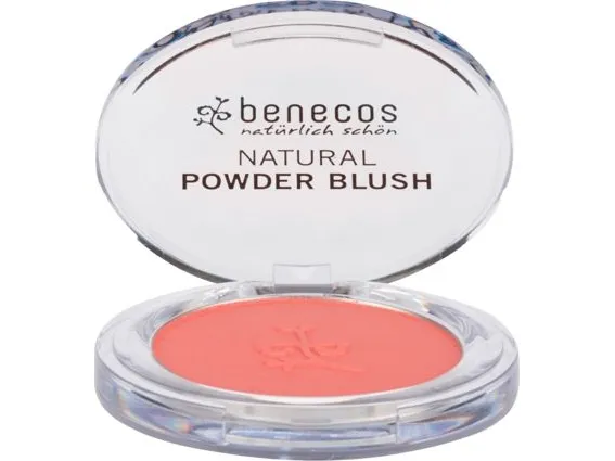 BENECOS_Natural Powder Blush coral red Sassy Salmon 5.5g