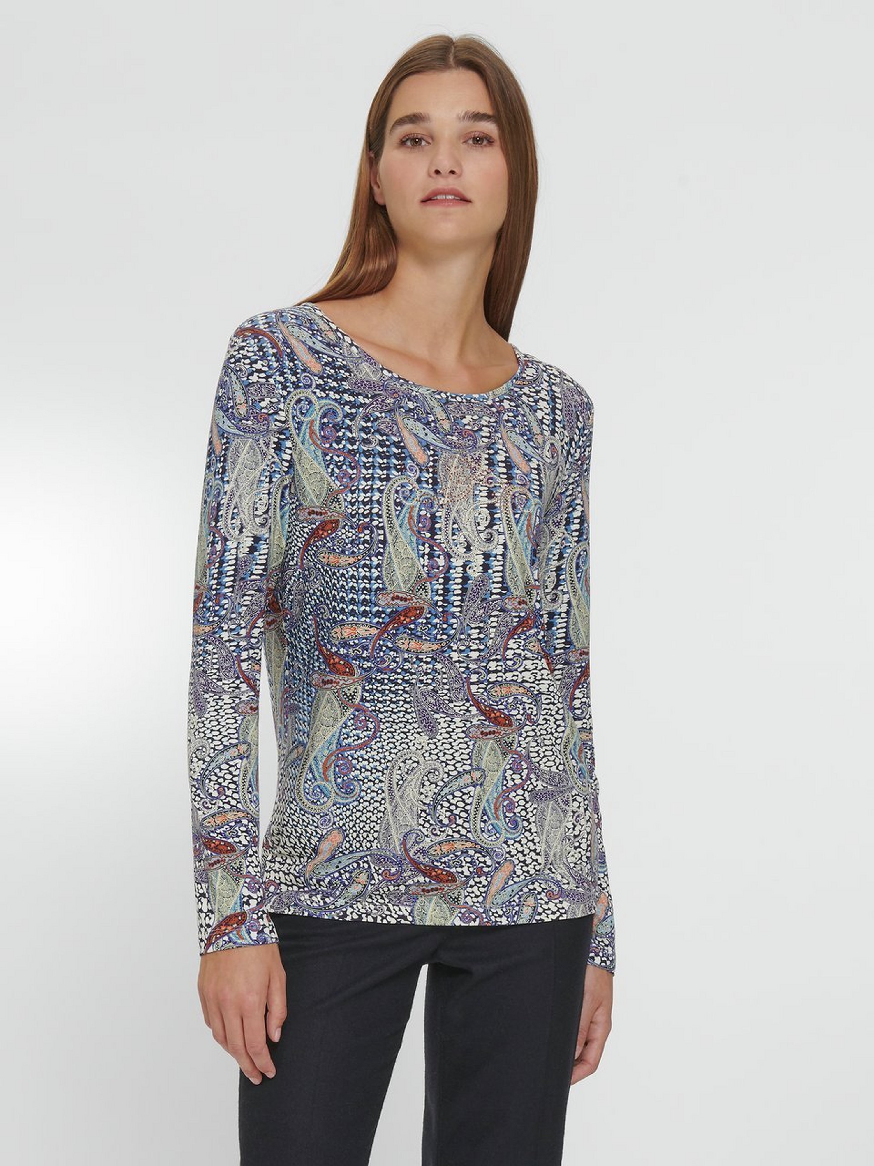 Rundhals-Shirt