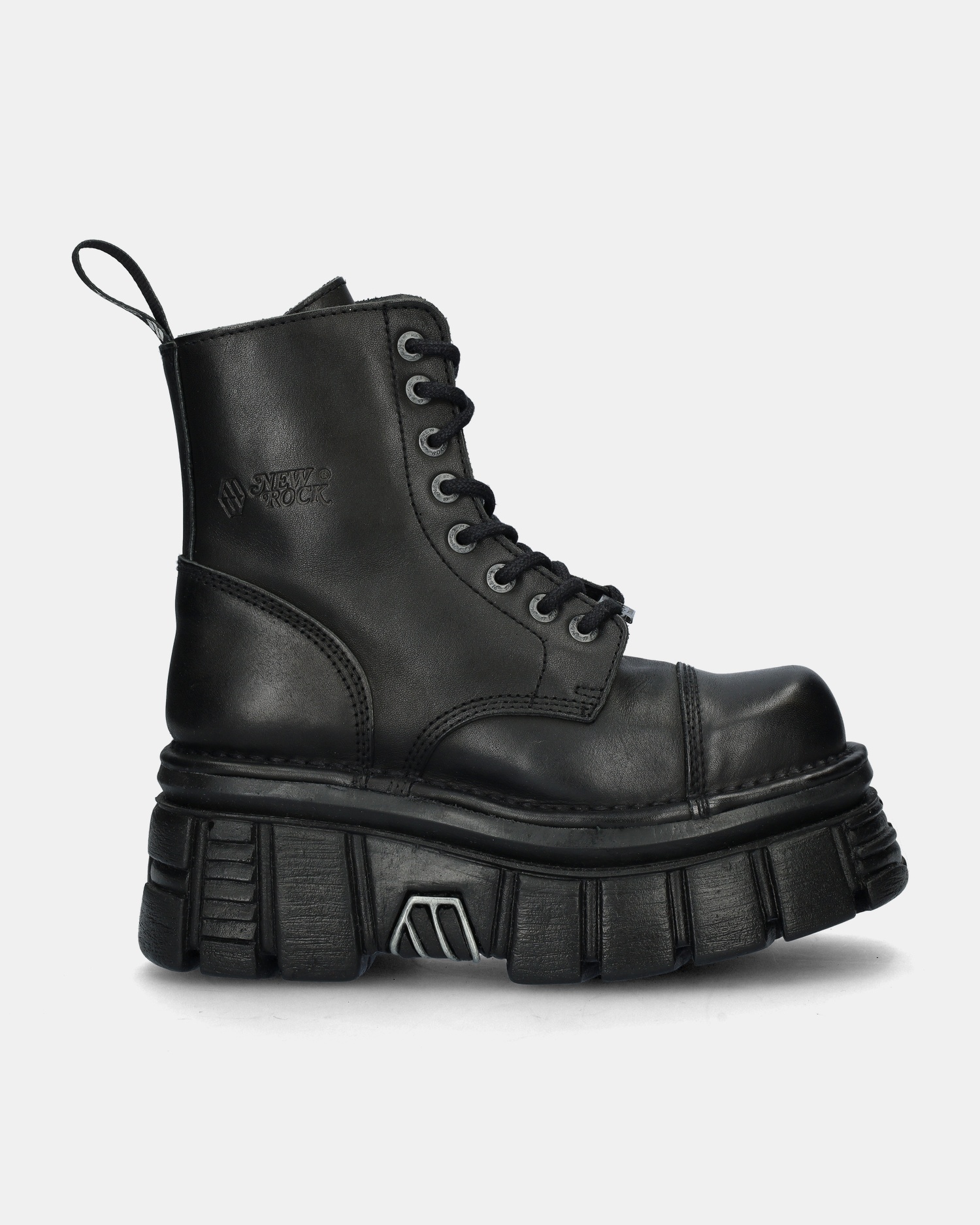 New Rock Mili083 - S21 Tow Veterboots  - zwart