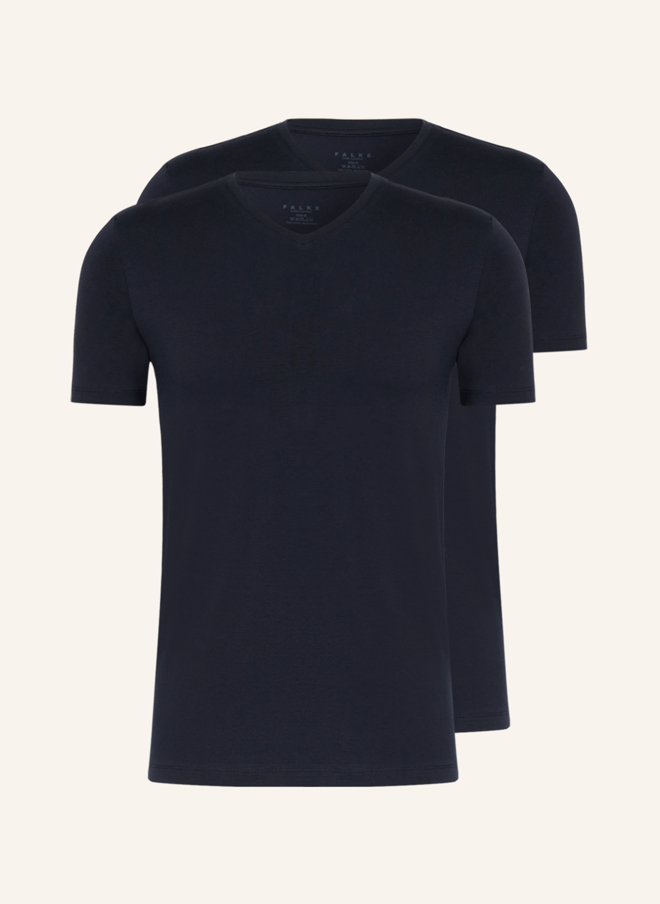 FALKE 2er-Pack V-Shirts DAILY COMFORT