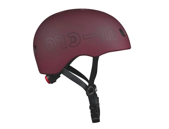 MICRO - Vélo enfant Mobility casque rouge automne lumière led intégrée taille m
