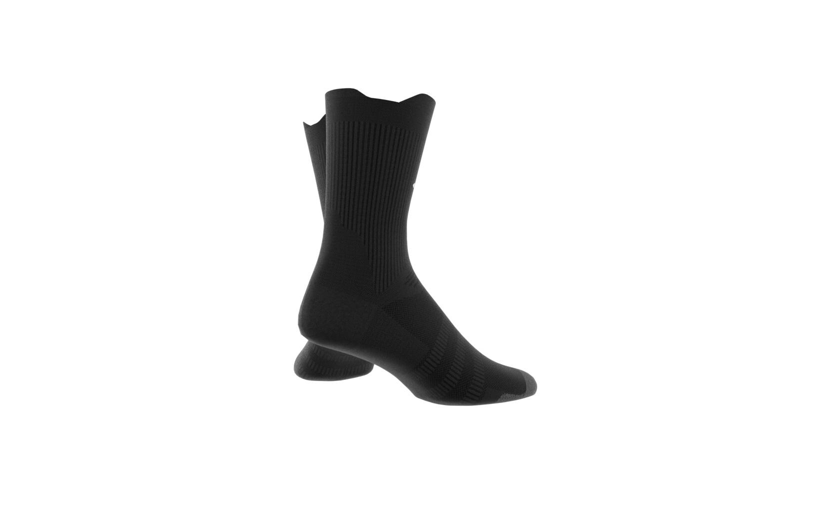 Socken Football Cushioned Performance Crew Schwarz, 37 - 39Fussballsocken